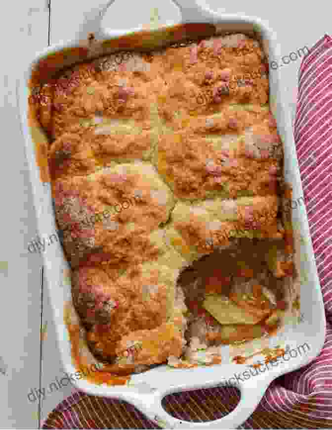 A Bubbling Apple Cobbler With A Golden Brown Crust SOUTHERN LIVING Best Southern Desserts: 205 Cakes Pies Cookies Cobblers More