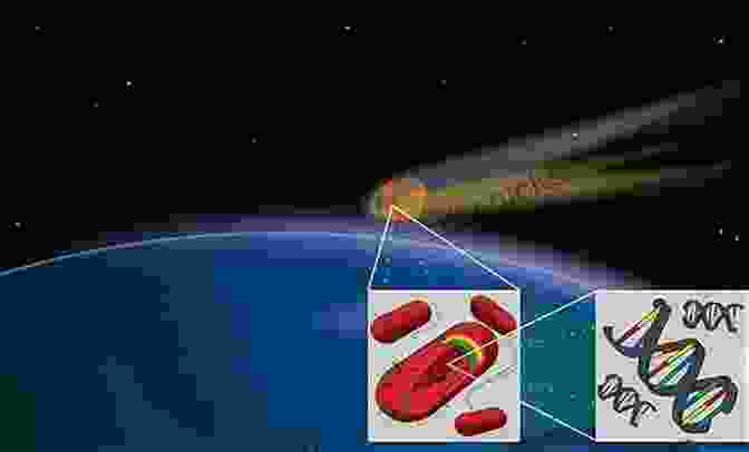 A Graphic Depiction Of The Panspermia Hypothesis, With A Comet Carrying Life Forms Towards Earth. Seven Clues To The Origin Of Life: A Scientific Detective Story (Canto)