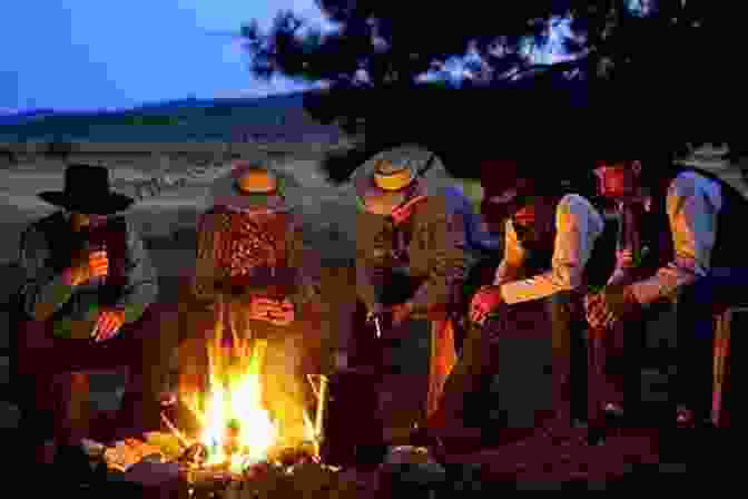 A Group Of Cowboys Sitting Around A Campfire, Chatting Getting On A Cowboy Chatter Article (Cowboy Chatter Articles)