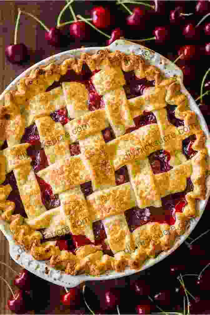 A Lattice Topped Cherry Pie With A Bubbling Filling SOUTHERN LIVING Best Southern Desserts: 205 Cakes Pies Cookies Cobblers More