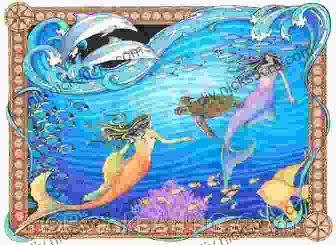 A Mermaid Interacting With A Dolphin And A Sea Turtle. Where S The Mermaid: A Mermazing Search And Find Adventure