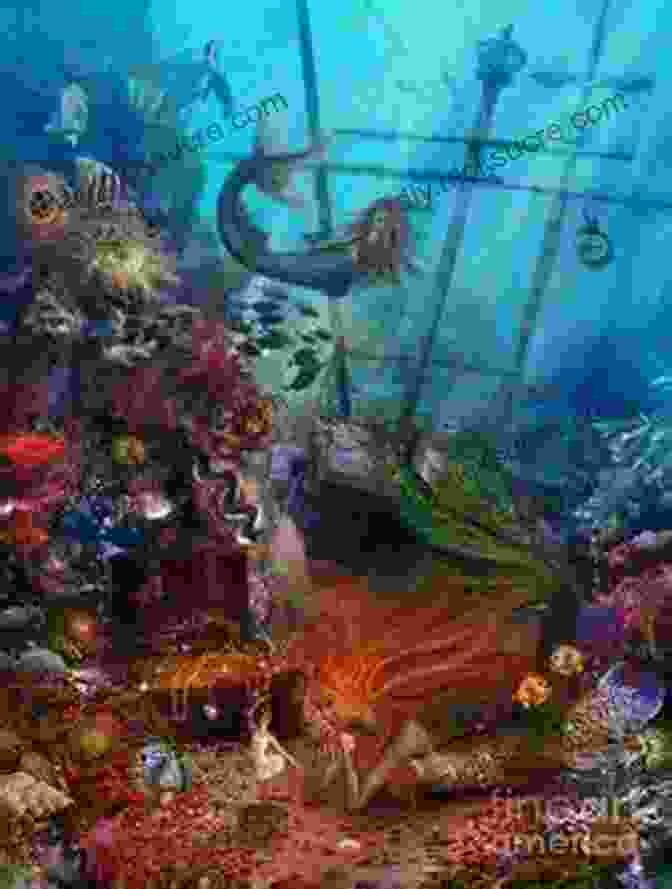 A Mermaid Searching For Hidden Treasures In A Coral Reef. Where S The Mermaid: A Mermazing Search And Find Adventure
