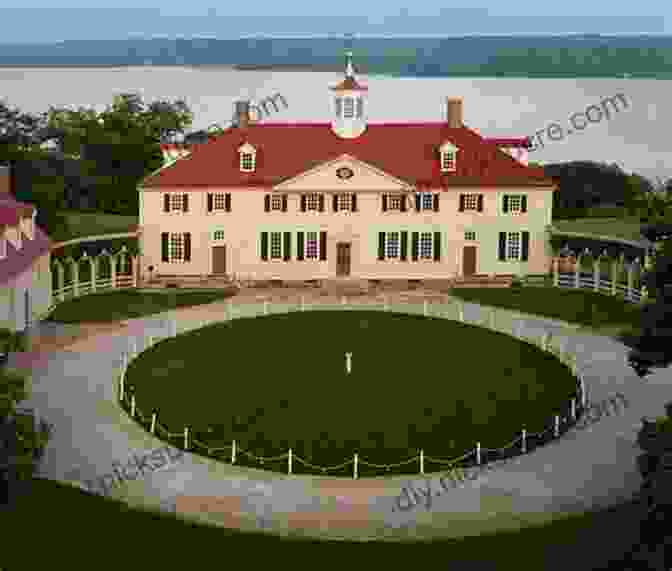 A Picturesque View Of Mount Vernon, The Historic Estate Of George Washington, With Its Stately Mansion And Manicured Gardens Overlooking The Potomac River. RVing Across America: A Quest To Visit All 50 States