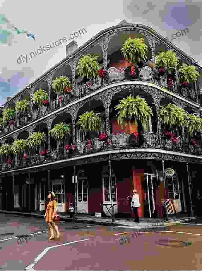 A Vibrant Street Scene In The French Quarter Of New Orleans, With Colorful Buildings, Wrought Iron Balconies, And Lively Street Performers. RVing Across America: A Quest To Visit All 50 States