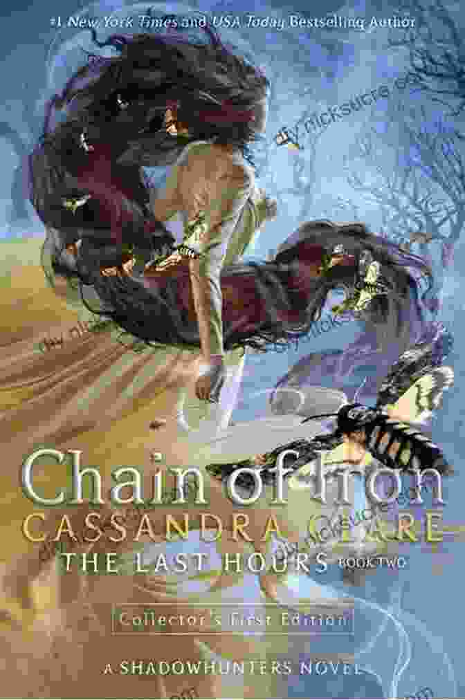 Chain Of Iron Book Cover Featuring A Group Of Shadowhunters In Victorian Attire Chain Of Iron (The Last Hours 2)