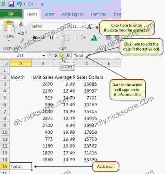 Entering And Editing Data In Microsoft Excel 402 Short To MS Office Excel (402 Non Fiction 1)