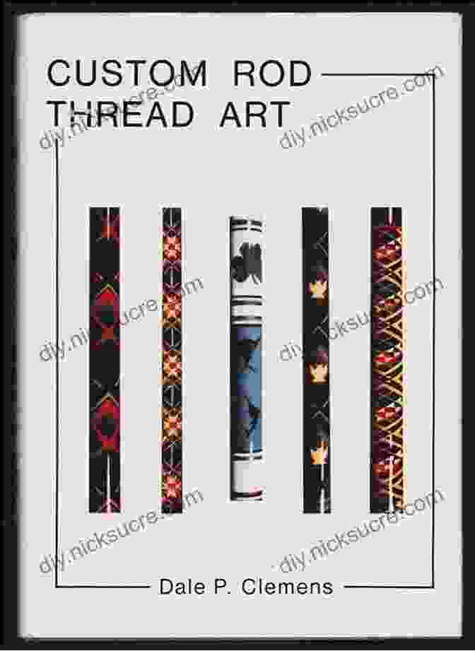 Image Of Dale Clemens Painting A Custom Rod Thread Art Design Custom Rod Thread Art Dale P Clemens