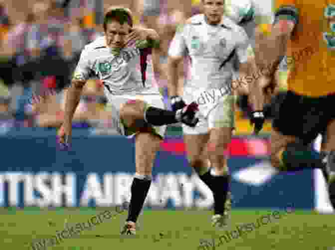 Jonny Wilkinson Celebrating After Scoring The Drop Goal That Won The 2003 Rugby World Cup For England Open Side: The Official Autobiography