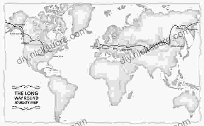 Map Of The Route Taken By McGregor And Boorman Around The World On Two Wheels: Annie Londonderry S Extraordinary Ride: Annie Londonderry S Extraordinary Ride