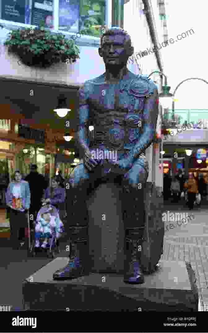 Statue Of Howard, Guitar In Hand, Surrounded By Fans Evermore: The Immortals A G Howard