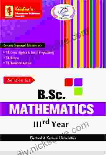 Krishna S Solution Set For B Sc Maths Edition 2C Pages 608 Code 434 (Mathematics 29)