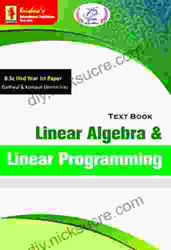 Krishna S TB Linear Algebra Linear Programming Edition 3B Pages 532 Code 423 (Mathematics 25)